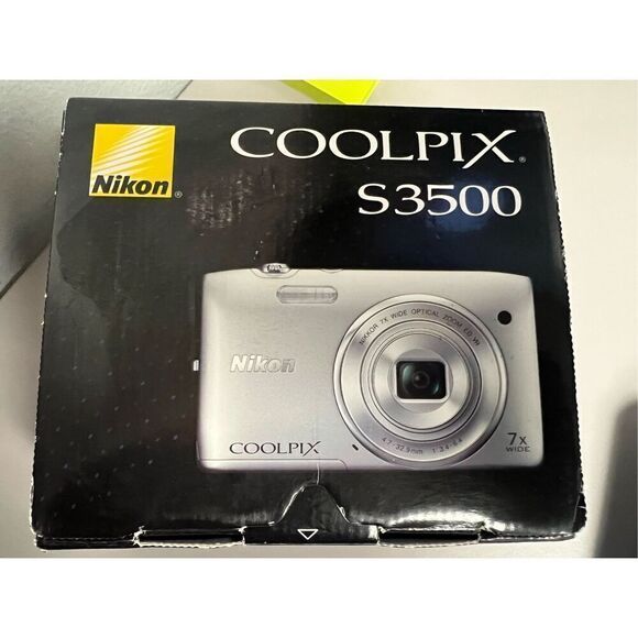 Nikon COOLPIX S3500 compact digital camera silver - Digital Cameras